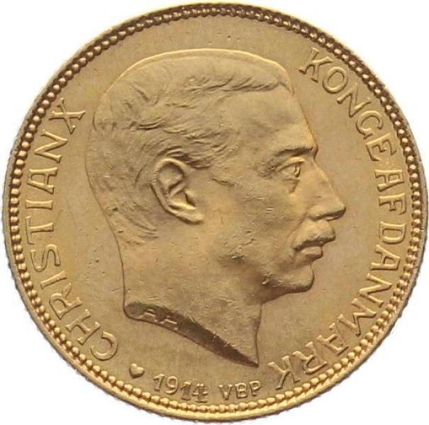 Dänemark 20 Kroner 1914 - Christian X.